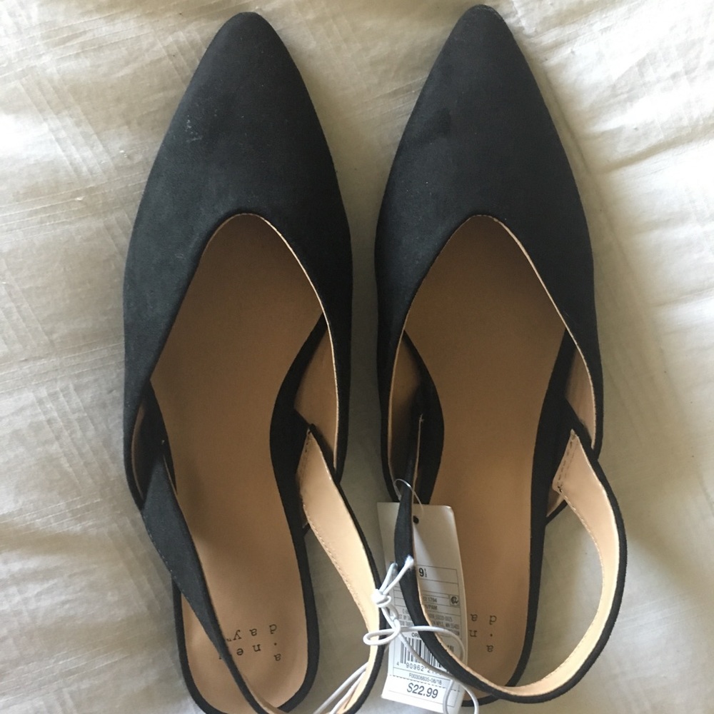 A New Day Slingback Flats Size 9.5
